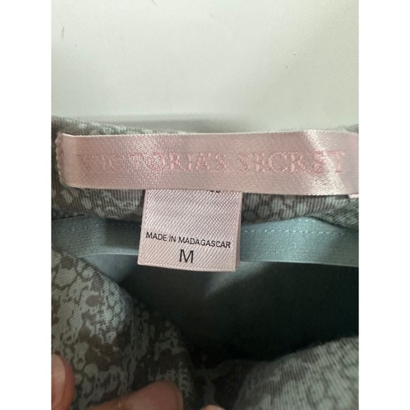 Victoria's Secret Animal Print Mini Dress In Grey Blue Size Large Vintage Y2K - Picture 3 of 5